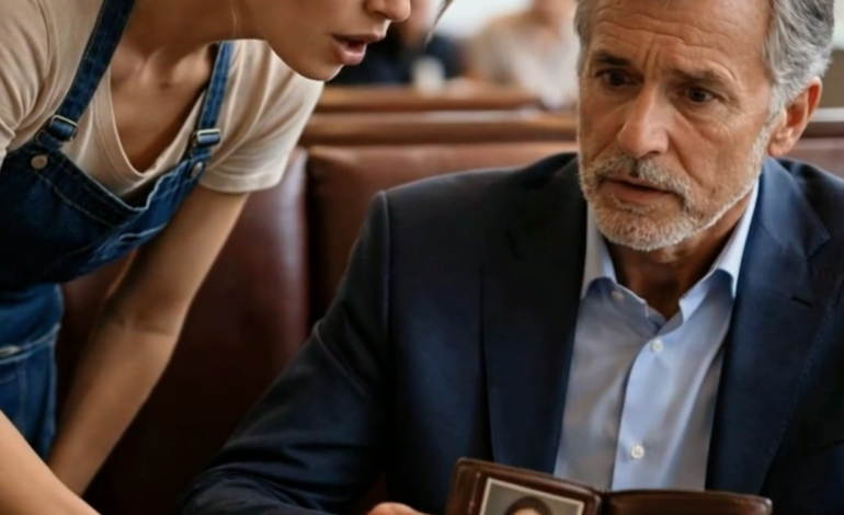 A Waitress Saw Her Late Mother’s Photo in a Customer’s Wallet — What He Revealed Stunned Everyone