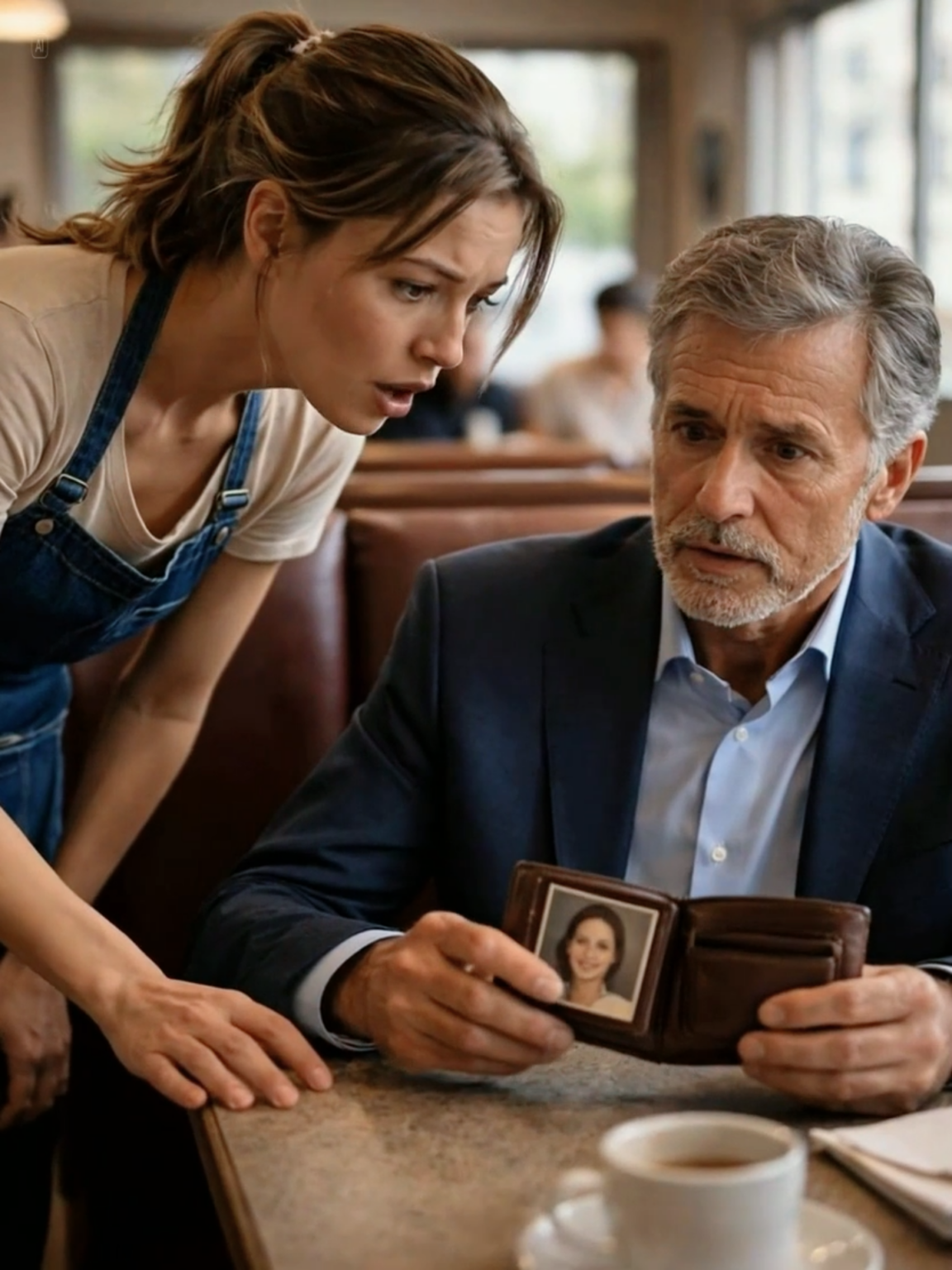 A Waitress Saw Her Late Mother’s Photo in a Customer’s Wallet — What He Revealed Stunned Everyone