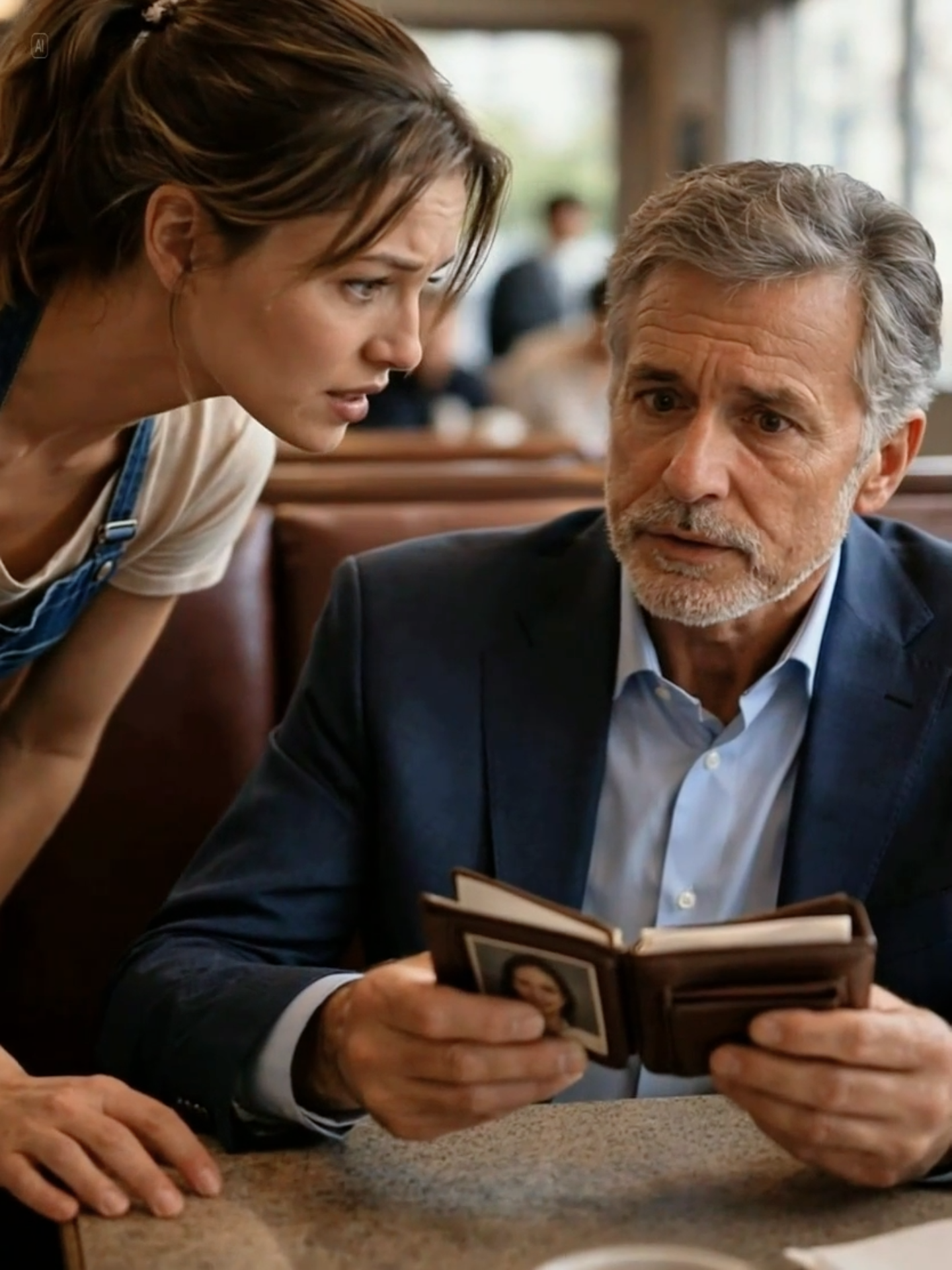 A Waitress Saw Her Late Mother’s Photo in a Customer’s Wallet — What He Revealed Stunned Everyone