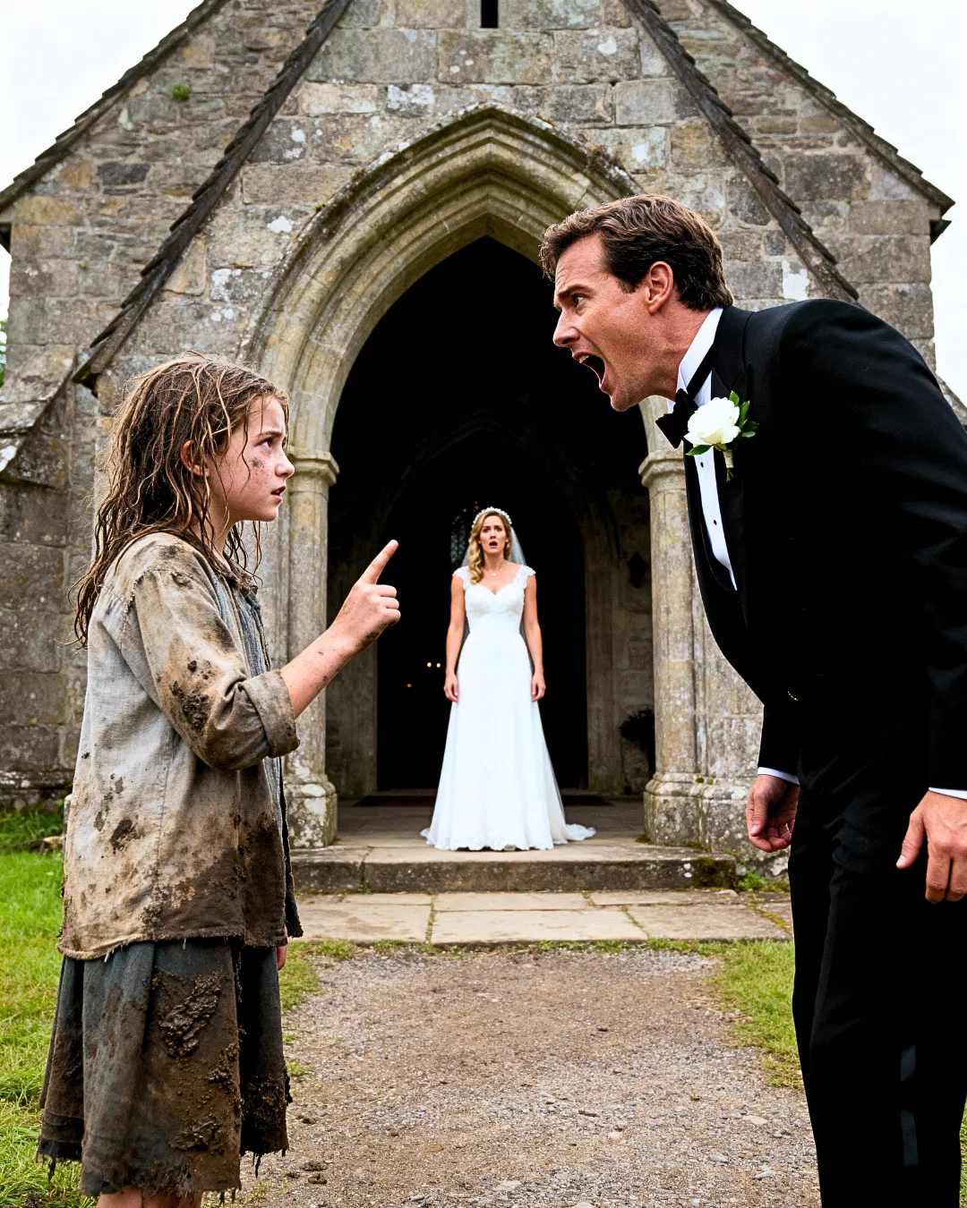 “Don’t marry her,” the homeless girl said at the church door, revealing what would later be…