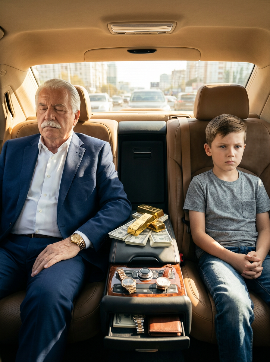A Billionaire Left His Wallet Exposed While Pretending to Sleep — What the Child Did Next Brought Him to Tears and Forced Him to Make a Life-Changing Decision