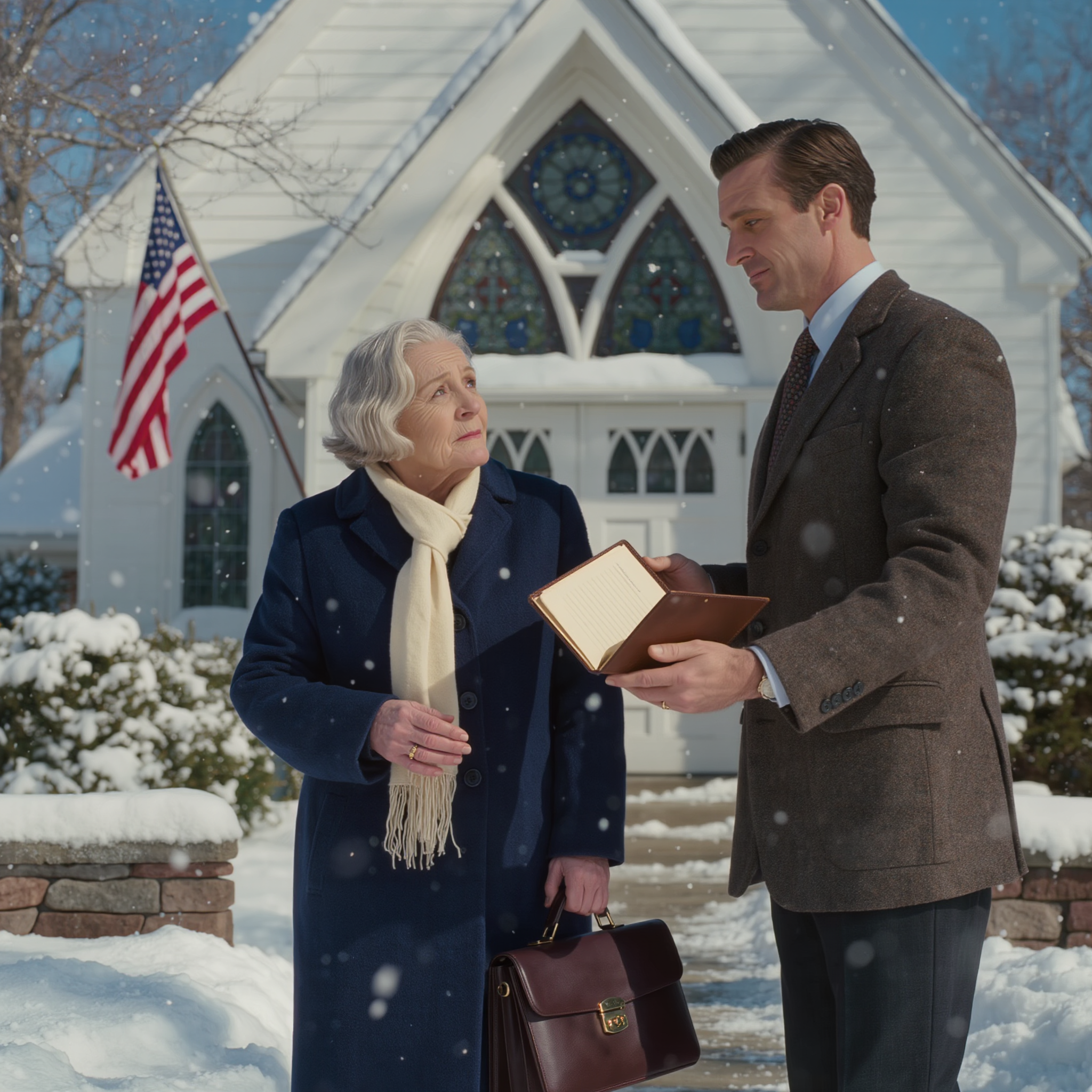 My husband promised me a Christmas surprise for our 55 years together—but he passed away two months before. On Christmas morning, while I was at church, a stranger approached me and placed a diary in my hands. On the first page, in his handwriting, it read: “Did you think I wouldn’t keep my promise? Follow the instructions on the next pages…”