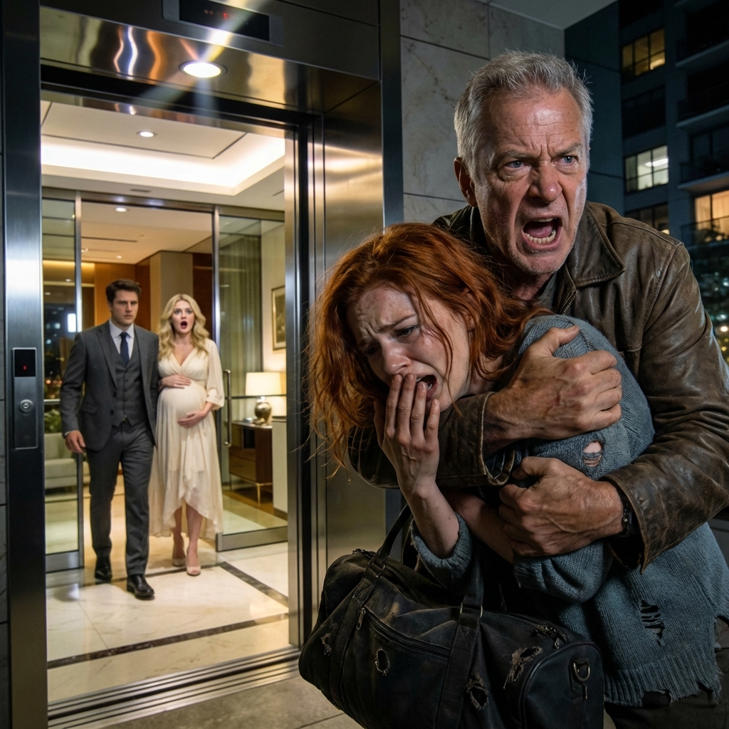 I found my daughter sleeping on the street and froze. Her husband had sold their home and married his mistress years ago, leaving her with absolutely nothing. I took her in. The next day, I went to his apartment building… when he opened the door, what I did… he will never forget.