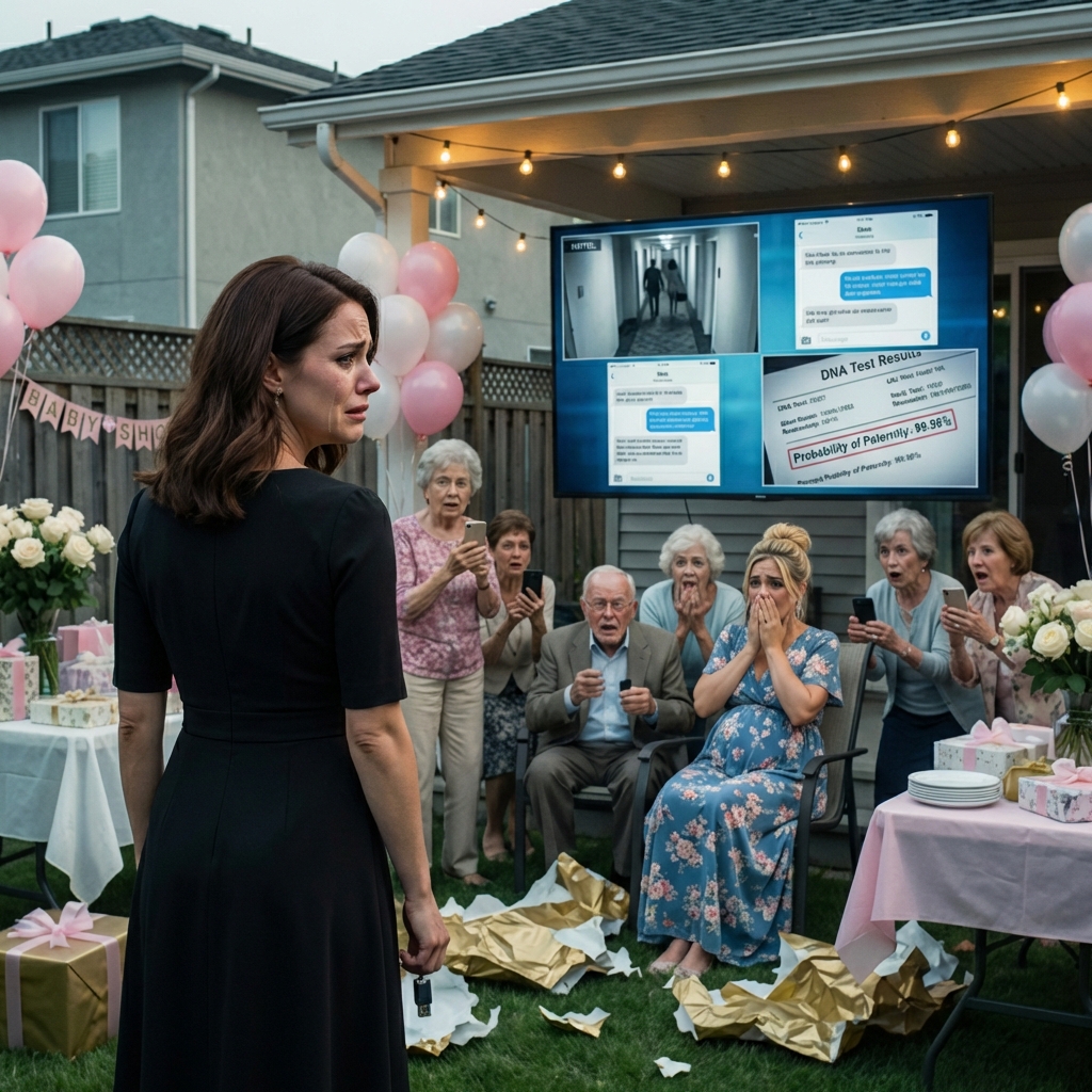 “My Parents Helped Hide the Truth That My Sister Slept With My Husband… It Destroyed My Life. So at Her Baby Shower, I Prepared a ‘Gift’ That Will Make Them Regret Everything Forever…”