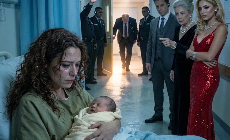 She had barely delivered her baby in a charity ward when her husband and cruel mother-in-law shoved divorce papers in her face—mocking her for being “poor” and demanding custody. She signed in silence… until the hospital director entered, bowed, and called her “Madam Chairwoman.” In one breath, the mistress turned pale, the mother-in-law collapsed, and their entire future vanished.