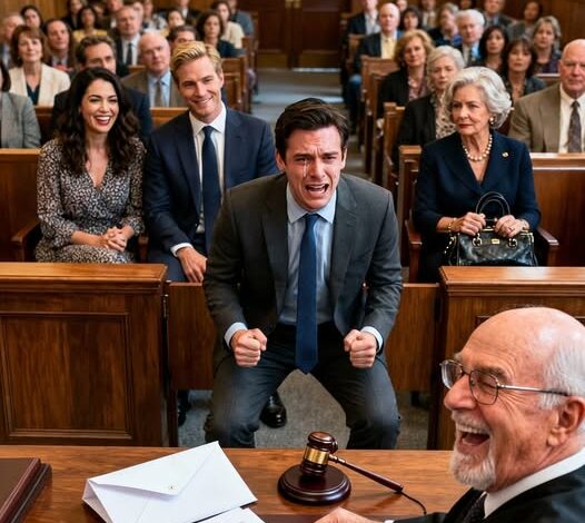 At the divorce hearing, my wife whispered loud enough for her new lover to smirk and say: “You will never touch my money again”. They thought I was finished. They thought I would walk out broken. But when the judge opened the letter, he scanned it once, then burst out laughing. Not a polite laugh, a laugh that said someone in the room was about to be ruined, …