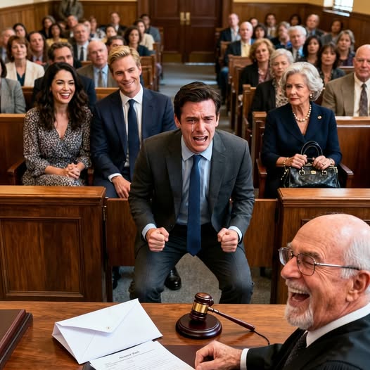 At the divorce hearing, my wife whispered loud enough for her new lover to smirk and say: “You will never touch my money again”. They thought I was finished. They thought I would walk out broken. But when the judge opened the letter, he scanned it once, then burst out laughing. Not a polite laugh, a laugh that said someone in the room was about to be ruined, …