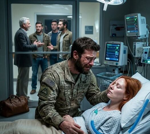I came home from a Delta deployment to find my wife in the ICU. Her face… I couldn’t recognize her. The doctor whispered, “Thirty-one fractures. Blunt force trauma. Repeated strikes.” Then I saw them outside her room—her father and his seven sons—smiling like they’d just won something. The detective said, “It’s a family matter. The police can’t touch them.” I looked at the hammer print on her skull and replied, “Good. Because I’m not the police.” “What happened to them… no court could ever judge.”
