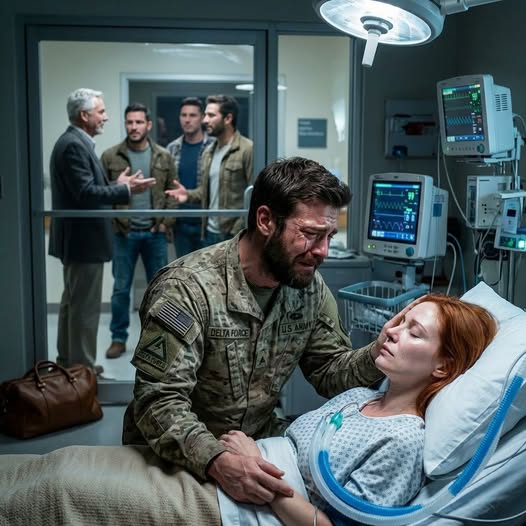 I came home from a Delta deployment to find my wife in the ICU. Her face… I couldn’t recognize her. The doctor whispered, “Thirty-one fractures. Blunt force trauma. Repeated strikes.” Then I saw them outside her room—her father and his seven sons—smiling like they’d just won something. The detective said, “It’s a family matter. The police can’t touch them.” I looked at the hammer print on her skull and replied, “Good. Because I’m not the police.” “What happened to them… no court could ever judge.”