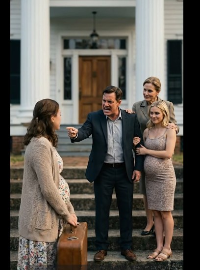 My husband’s mistress and I were both pregnant by him. My mother-in-law said, “Whoever has a son will stay.” I left without hesitation—seven months later, his entire family witnessed a truth that shattered their world.