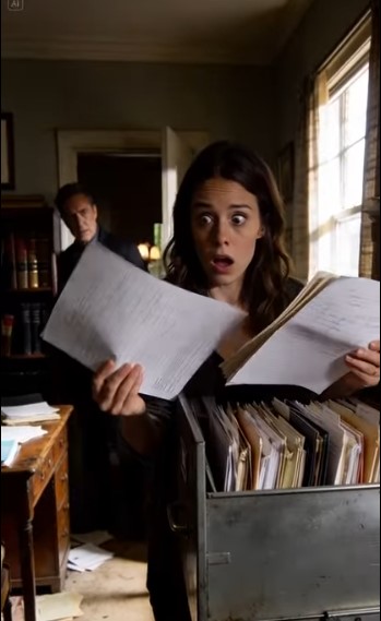 Still grieving my parents, I went back for one forgotten folder. Then a voice behind me said, “You weren’t supposed to see that.” I turned, frozen—realizing their legacy wasn’t what I believed.