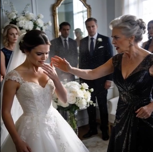 My elite mother-in-law hit me at my wedding and screamed, “how dare you sit in my seat without permission, you filthy girl!” she made my husband divorce me while i was giving birth, leaving me alone in the delivery room, and the next day he saw something unbelievable on tv and called me in panic…