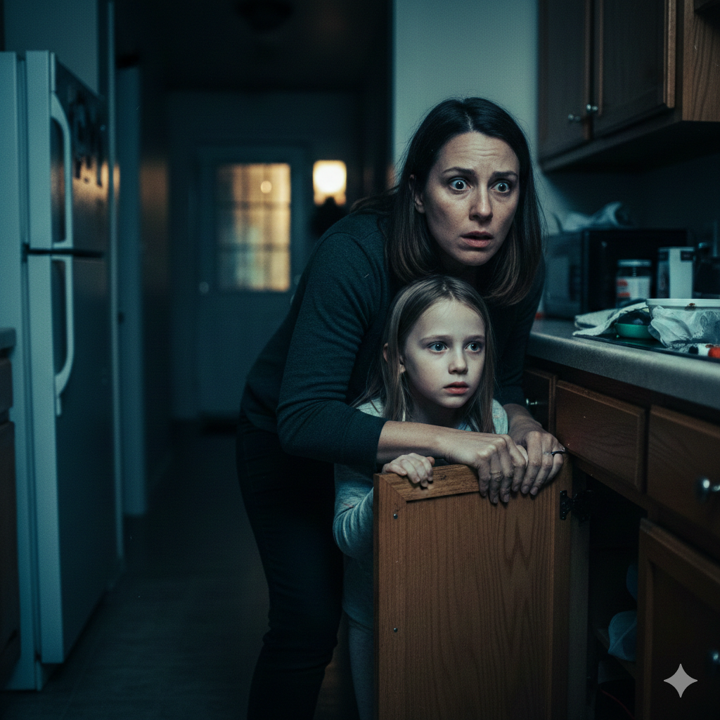 My husband came home from his business trip a day early. Moments later, someone knocked on the front door. “It’s Dad, Mom!” a voice called out. But my 8-year-old daughter squeezed my hand and whispered, “Mom… that’s not Dad.