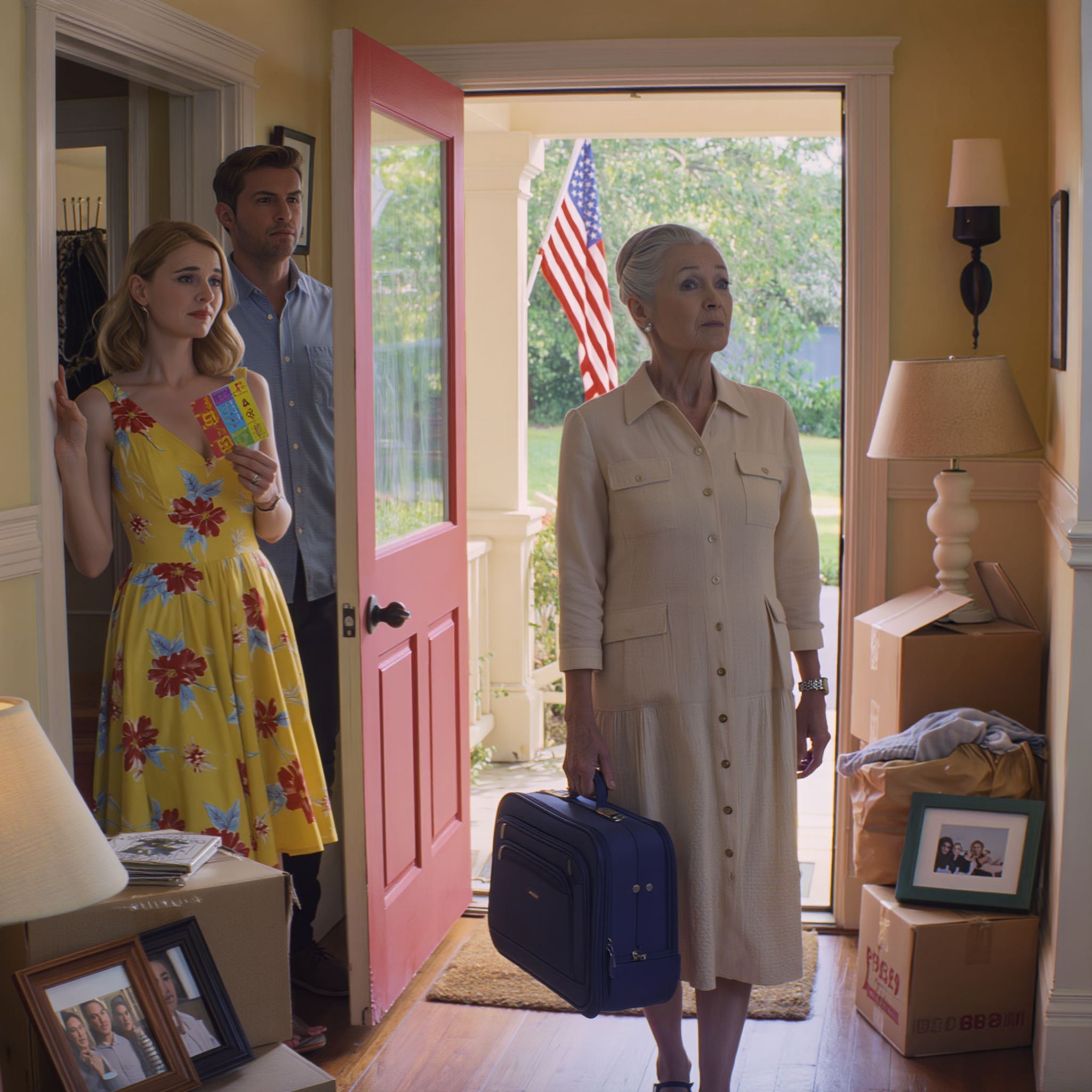 After seven years of living under my roof and relying on my money, they hit it big. My daughter-in-law and my son suddenly won an $85 million lottery. That same day, she set a few of my boxes right by the door and snapped, “We don’t need your help anymore. Find a new place to live—pack up and go.” I answered briefly, “Okay.” Before I stepped out, I turned back, smiled, and said, “Did you read the name on the ticket carefully?” Then I walked away fast.