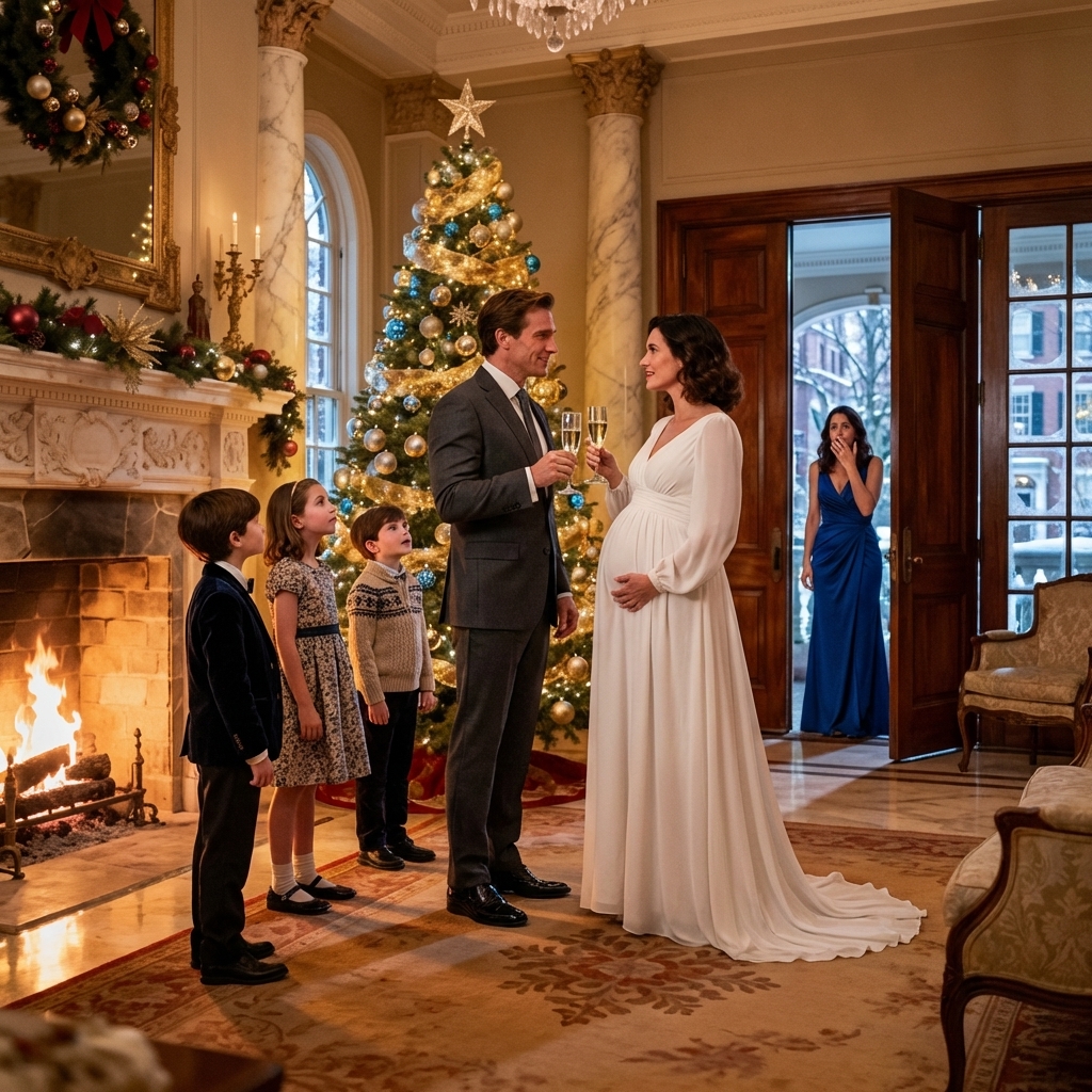I Walked Into My In-Laws’ Boston Mansion Expecting Christmas Cheer, Only to Hear My Husband Announce His Mistress’s Pregnancy—Now I’m Taking Back Every Penny of the Millions They Secretly Tried to Steal.