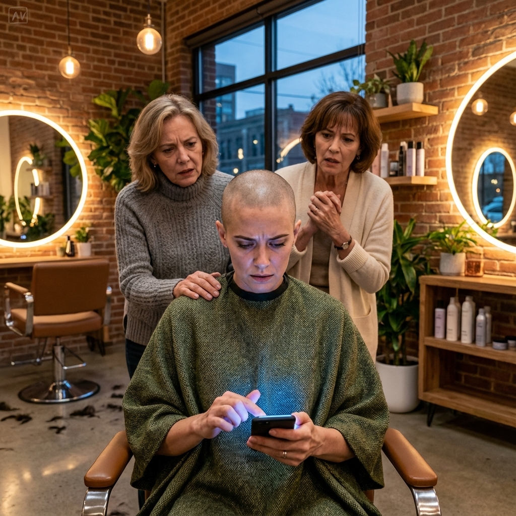 I was shaving my head to stand beside my daughter through chemo when Damien sneered, “Don’t show up to my cousin’s wedding looking like a bald freak—wear a wig.”