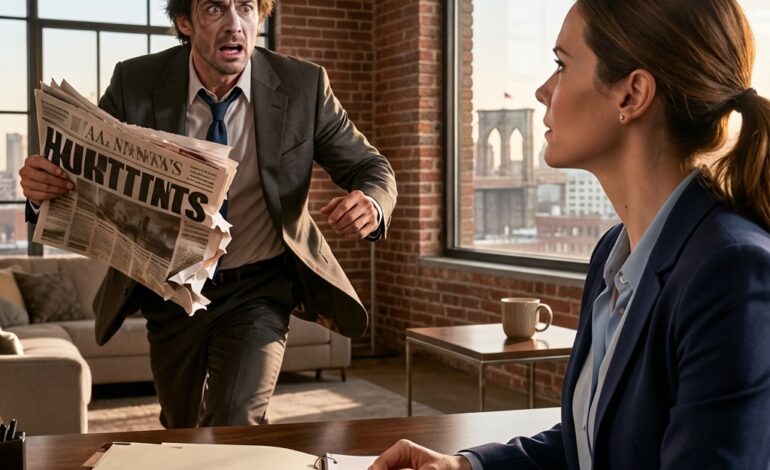 “Still wasting time with books?” my brother sneered at our parents’ anniversary. “I’m a CEO now!” I just smiled and said nothing. That night, I signed one document and watched his smug empire wobble. The next morning, he burst into my apartment waving the newspaper. “This can’t be real… YOU bought my company?” His voice cracked. I leaned in and whispered, “I didn’t waste time. I invested it.” And that headline was only the beginning…