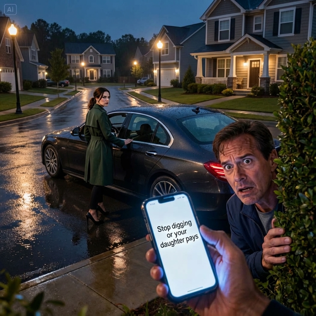 I told my wife, “Keep your secrets.” She just smiled and said, “Interesting.” That night, I followed her outside and watched her slip into someone else’s car like she belonged there. My hands shook as I whispered, “Who are you?” She turned, eyes cold, and replied, “Not who you think.” Then a text lit up my phone: “Stop digging or your daughter pays.” And that’s when I realized…I’d married my enemy.