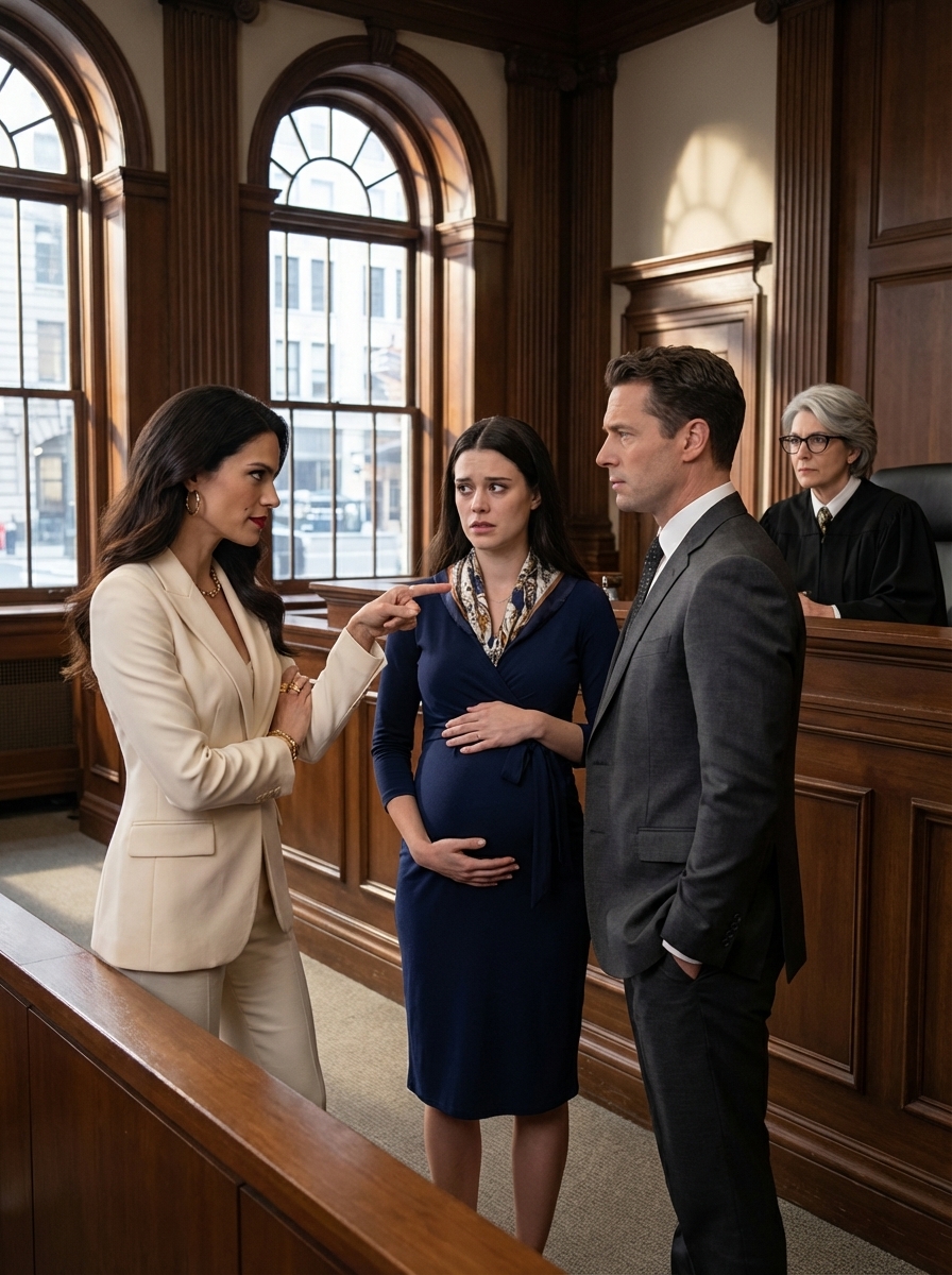 The Mistress Ridiculed The Pregnant Wife In Court — Until One Question From The Judge Ended Everything