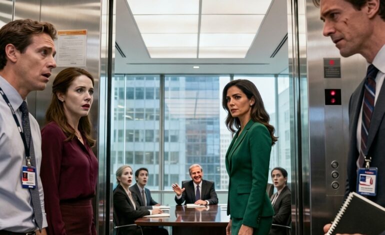 I was standing right behind them in the elevator when my coworker laughed in Spanish, “She’s clueless, she’ll never get the promotion.” Another voice added, “Say it again after the meeting.” I kept my head down, heart racing, saying nothing. In the boardroom ten minutes later, the CEO smiled and said, “Let me introduce our new director.” Their faces drained when I spoke Spanish back to them. And I wasn’t done yet.