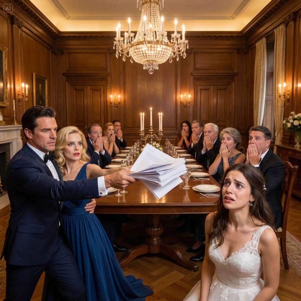 During A Family Dinner He Mocked His Wife’s Body, Called Her Poor, And Slammed Divorce Papers In Her Face