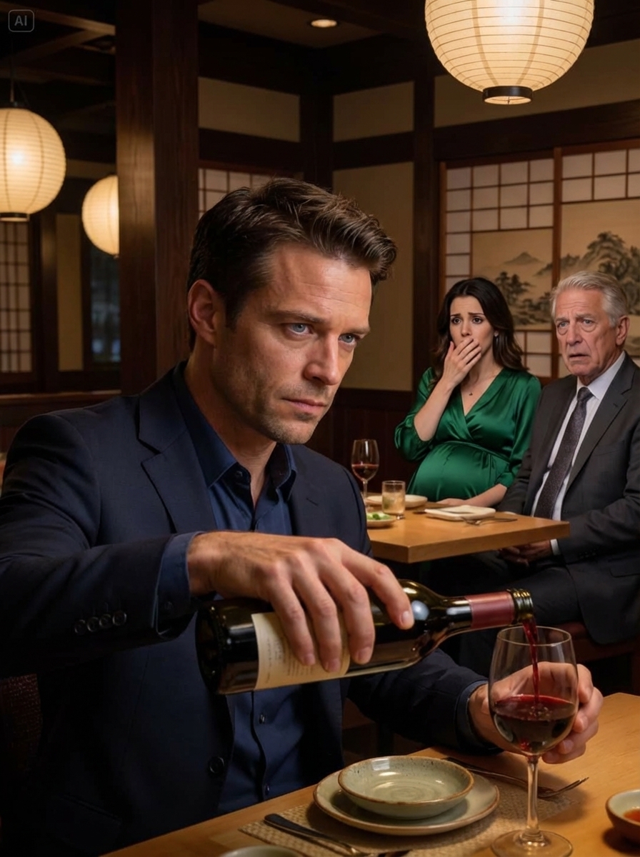 My Wife Brought Me To Dinner With Her Japanese Boss, I Acted Like A Fool And Pretended I Didn’t Understand Japanese, She Touched Her Stomach And Told Him, “Relax, That Idiot Is Excited About The Baby, He’ll Raise Your Son Like It’s His,” I Quietly Refilled My Glass And Answered In Flawless Japanese… – Life’s True Purpose