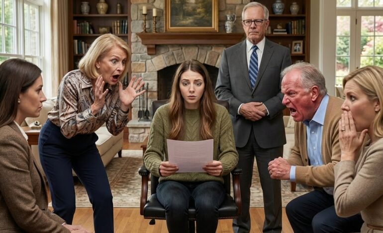 “We’ve Already Split Everything,” My Aunt Declared. “You Weren’t Invited For A Reason.” The Lawyer Adjusted His Glasses And Said Calmly, “That’s Odd — Her Name Is The Only One Listed In The Will.” The Room Fell Into Absolute Silence.