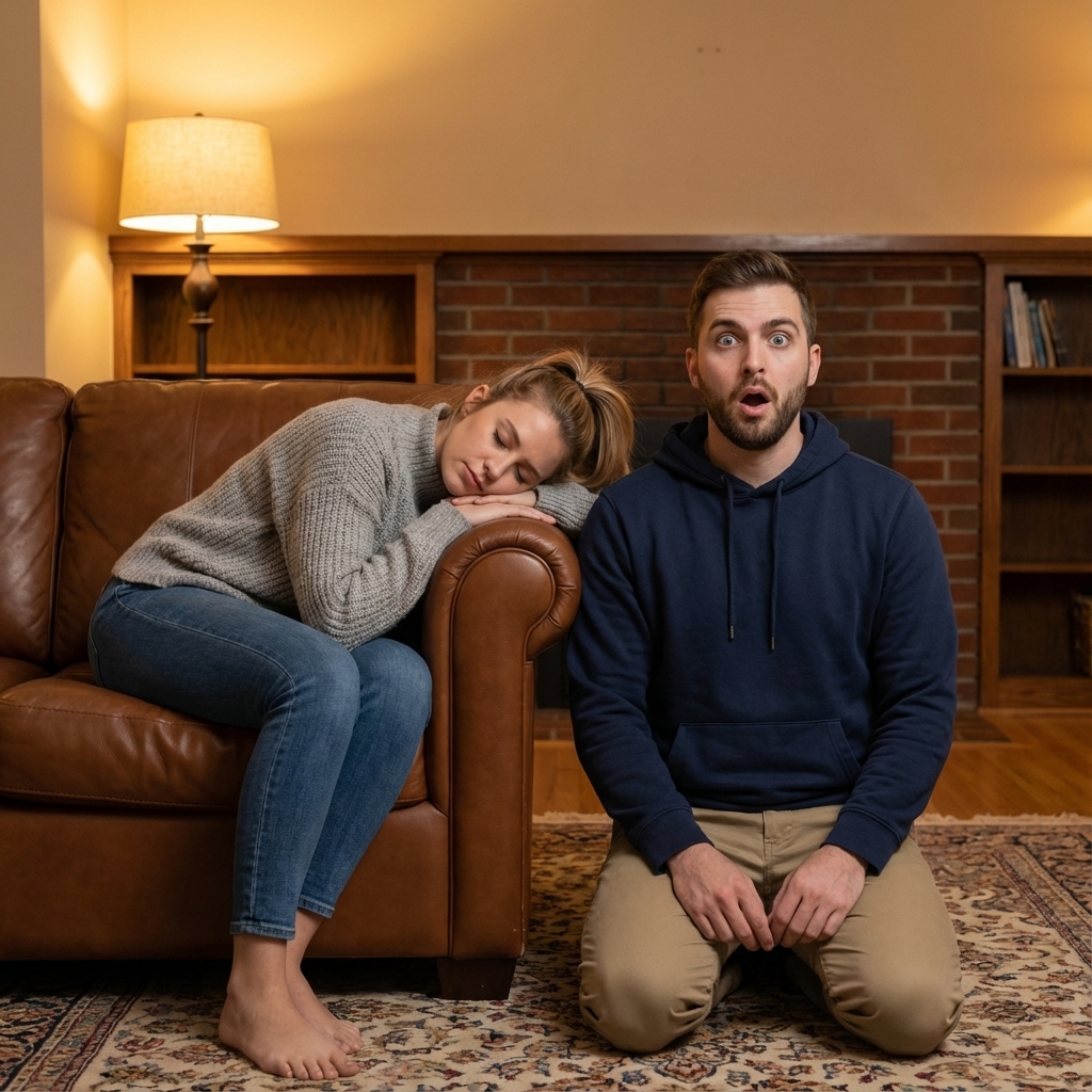 My ex-wife came to visit our child and stayed overnight. I let her sleep in the living room. In the middle of the night, I got up to get a drink of water and unexpectedly heard her voice. The next day, I decided to bring her to…