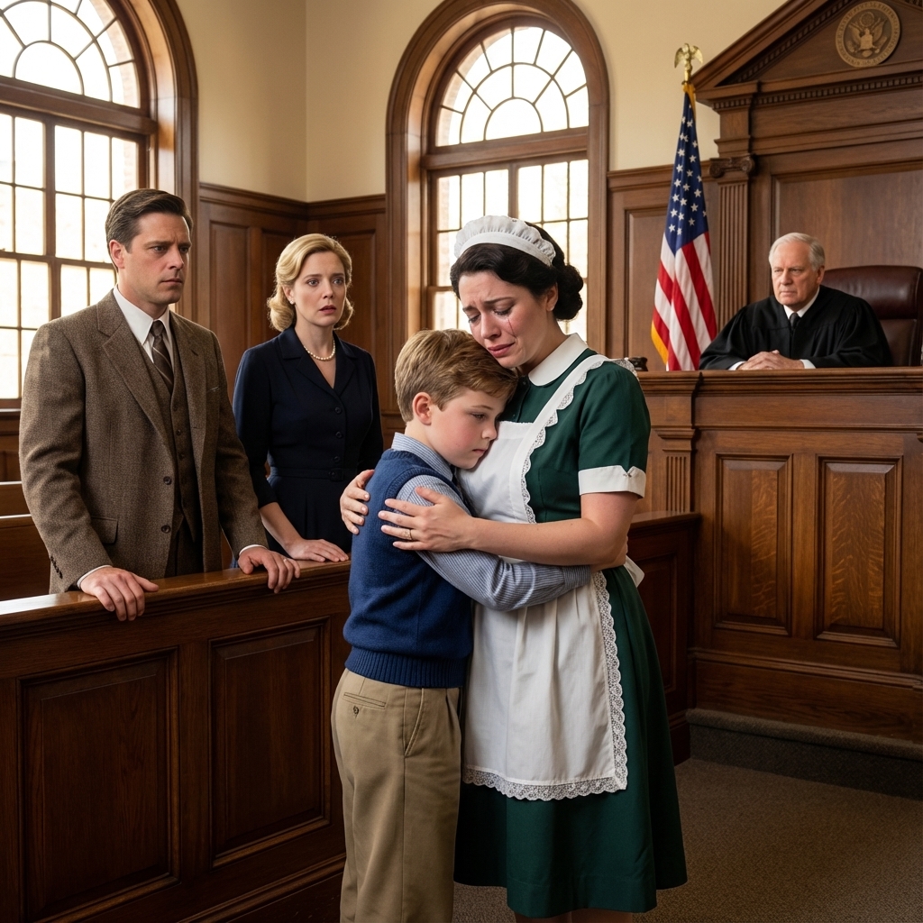 A Billionaire Took His Maid To Court When She Had No Lawyer — Then His Son Walked In And Revealed Everything