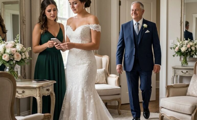 My Father Refused to Walk Me Down the Aisle Because My Hateful Sister Threw a Party on the Same Day, But He Went Wild When He Discovered Who Took His Place.