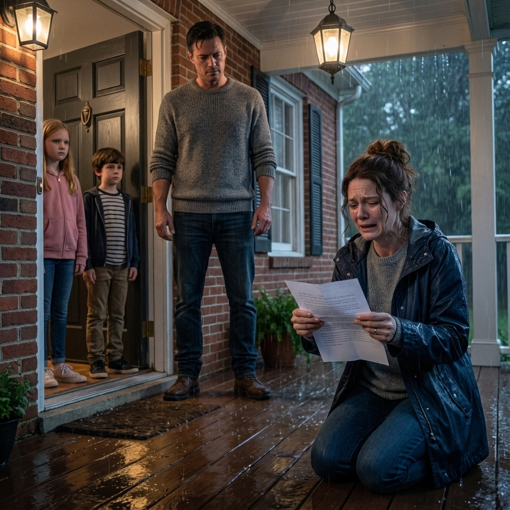 After years of infidelity and plans to leave her family for another man, she only returned when her lover died. She wept and begged, claiming regret, but the past could not be undone.