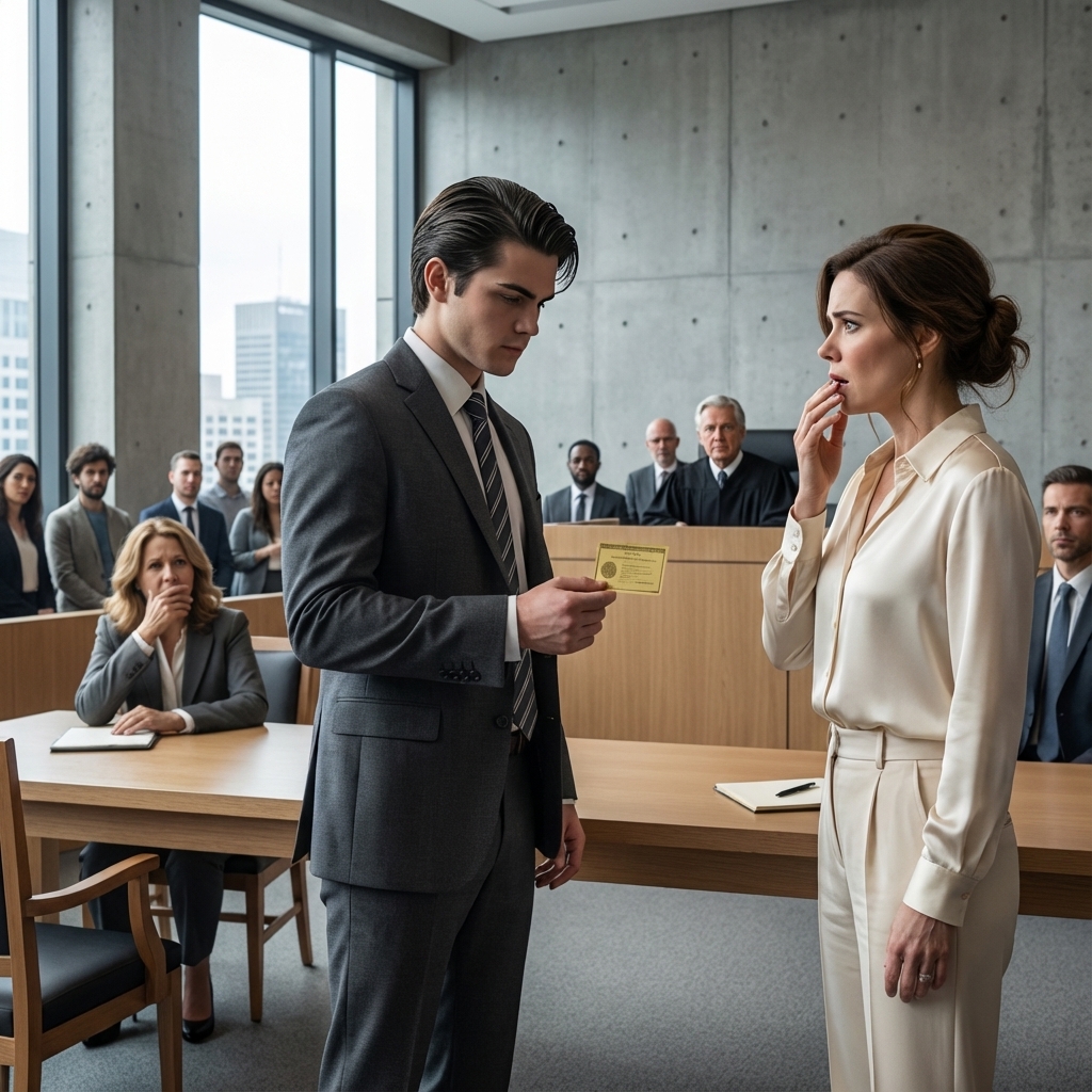 I found an abandoned baby in the hallway and raised him like he was mine. Seventeen years later, when his millionaire birth mother showed up to take him back, he said something in court that left everyone frozen.