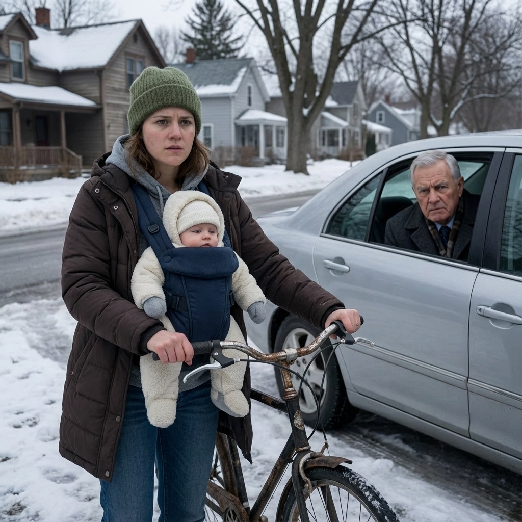 My grandpa saw me walking while holding my newborn baby and said ” I gave you a car, right?”