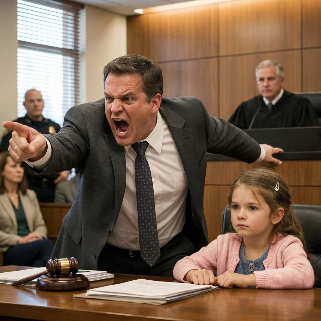 My husband filed for divorce: “You’re a terrible mother. I’m taking the kids.” The judge seemed to believe him. Then my 6-year-old said: “Your honor, should I tell you why daddy really wants us? The thing he said about the money grandma left in our names?” My husband yelled: “Shut up!” The judge slammed his gavel. “Bailiff, detain him. — Child, please continue.”