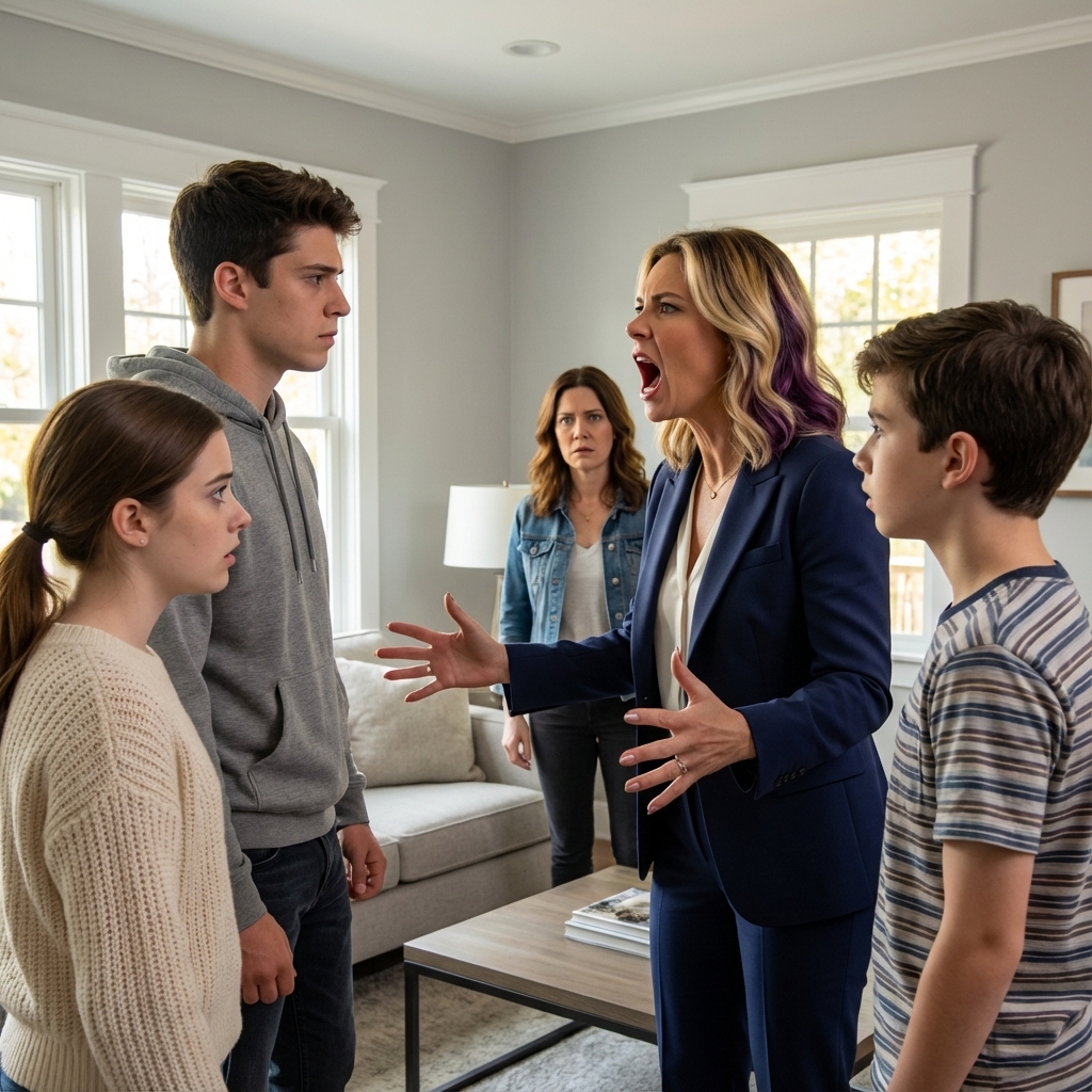 My entitled sister abandoned her three children without looking back, so I stepped in and raised them as my own—years later, when they finally offered me money as a thank you, she suddenly came crashing back into our lives and demanded every cent.