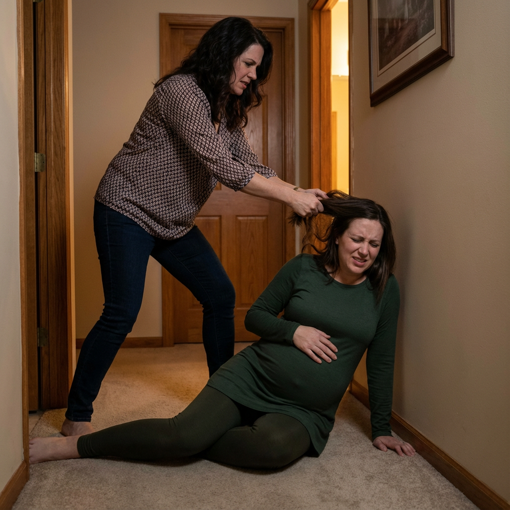 When I was eight months pregnant, my greedy sister-in-law tried to take the $150,000 meant for my children while my husband was away. I stood up to her, but she flew into a rage and slammed her fist into my swollen belly — my water broke immediately. Still, she didn’t stop. She yanked my hair and dragged me across the floor. The pain was excruciating, and I eventually blacked out. Hours later…