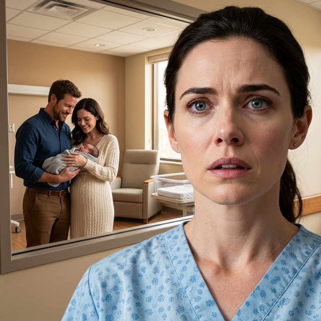 My husband kissed my forehead and said, “France. Just a short business trip.” Hours later, as I stepped out of the operating room, my heart stopped. There he was—cradling a newborn, whispering to the woman I’d never met. His lover. I didn’t scream. I didn’t cry. I quietly pulled out my phone and transferred everything we owned. He thought he had two lives—until I erased one.