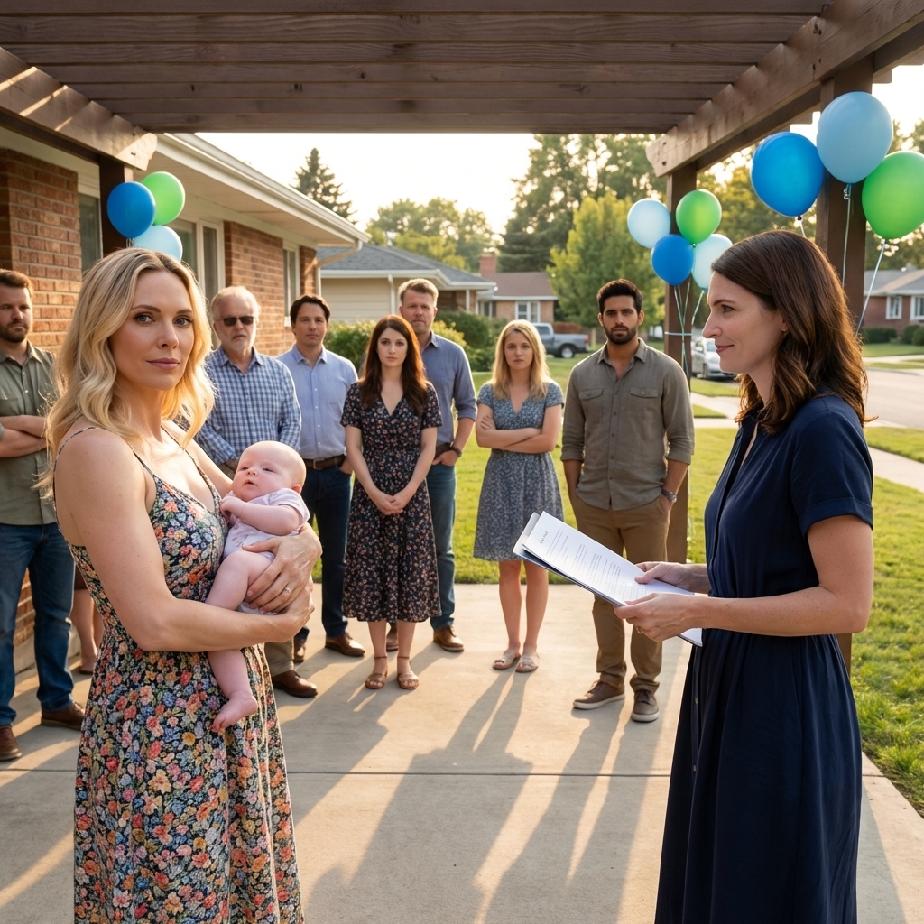 After My Husband’s Funeral I Went To My Sister’s Son’s First Birthday Party And She Announced, “My Son Is Your Husband’s Child, So As Inheritance I’ll Take Half Of Your $800K House.” She Even Showed Me His Will. I Said, Oh, I See And Tried To Hold Back My Laughter. BECAUSE MY HUSBAND