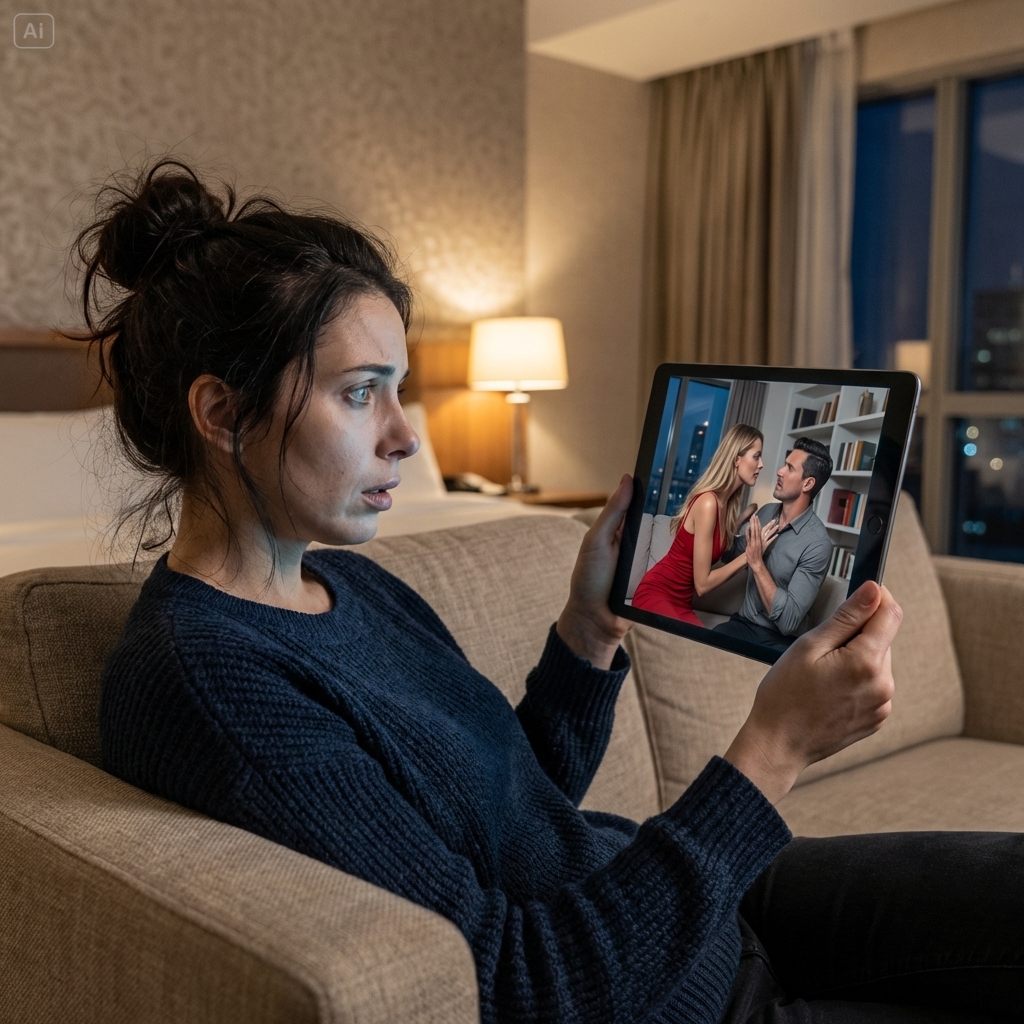 From my hotel room, I saw my sister’s dress hitched high as she pressed against my fiancé. “Just try me once before you decide,” she whispered. I felt sick as I continued recording, my hand shaking. Families burn, recordings last.