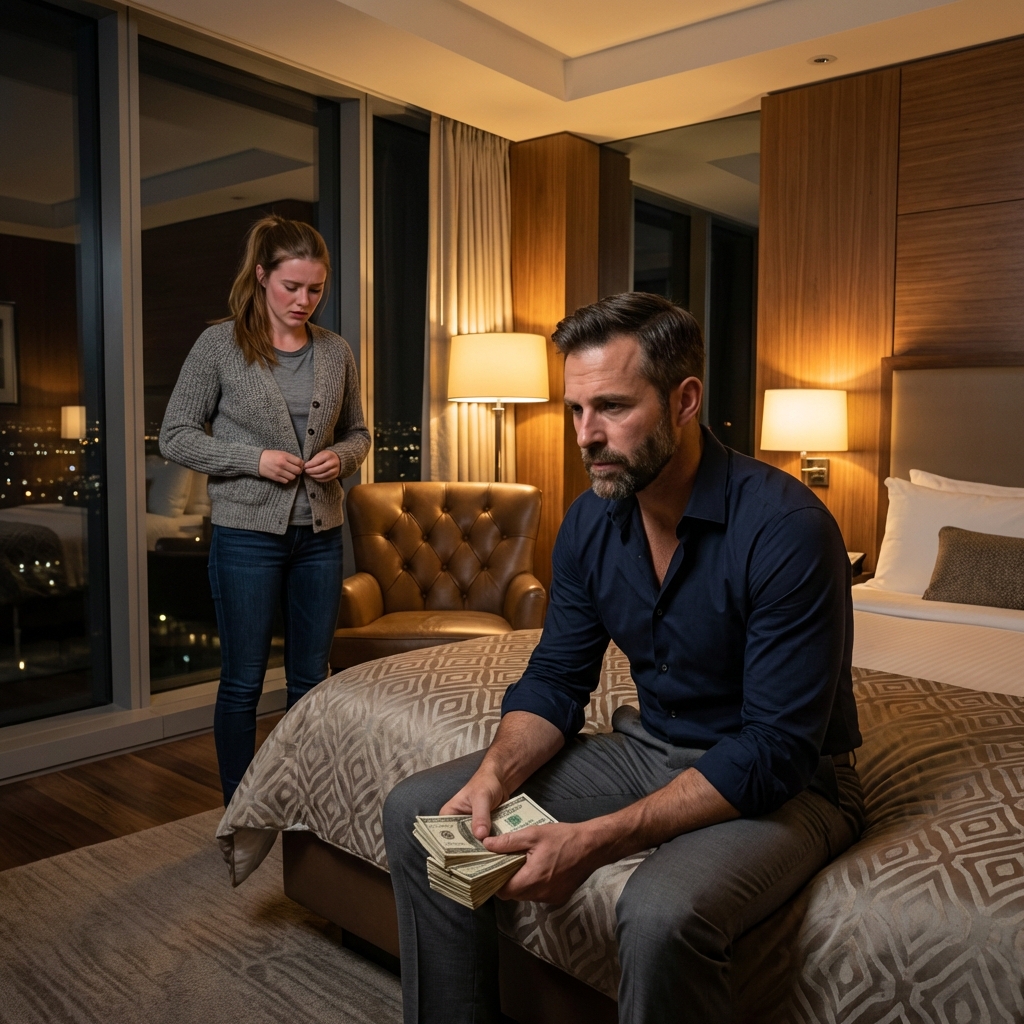 I stared at the hospital bill, my hands shaking. “Ten thousand dollars by tomorrow,” the nurse said gently. When my billionaire boss leaned back and whispered, “One night. No questions. I’ll cover it,” my chest tightened. I told myself it was just a deal—nothing more. But as the elevator doors closed behind us, I realized this wasn’t about money anymore. One choice. One night. And a future I never saw coming.