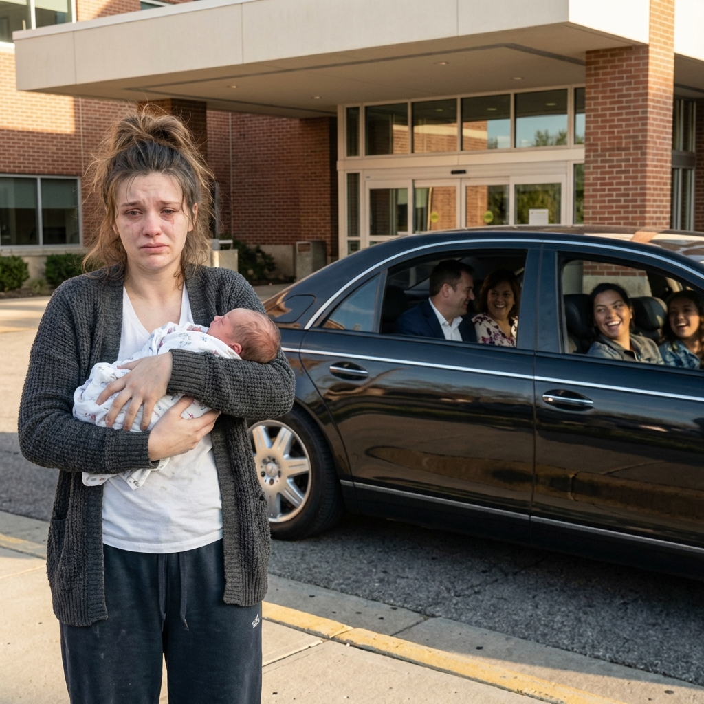 I had just been discharged from the hospital after giving birth when my husband made me take the bus home, while he secretly drove the Maybach and took his entire family out for hotpot. 2 hours later, he went bankrupt, and the revelation of my identity terrified his entire family…