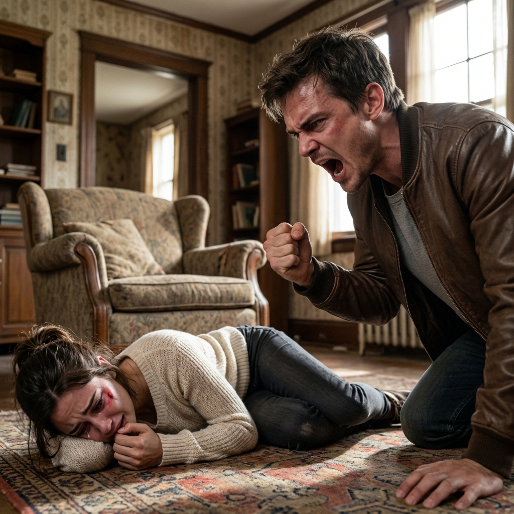 My daughter called me crying, “Dad, please come get me.” When I arrived at her in-laws’ house, her mother-in-law blocked the door and said, “She’s not leaving.” I pushed past her—and the moment I saw my daughter on the floor, I realized this wasn’t “family drama.”