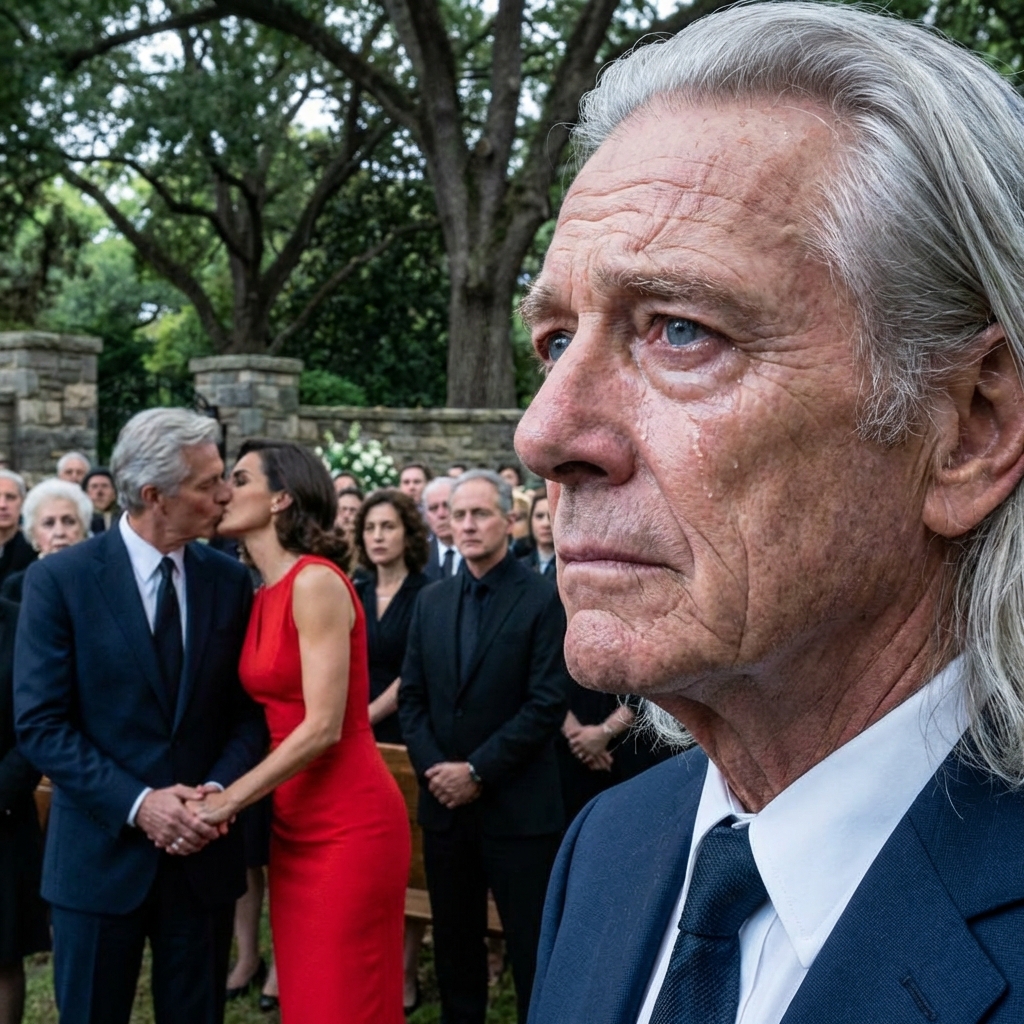 At my wife’s funeral, my daughter-in-law showed up in a bright dress and leaned close to her husband, whispering, “This day feels like a holiday.” They were convinced a large inheritance was coming. But when the lawyer finally read my wife’s will, she broke down and ran out of the office in tears.