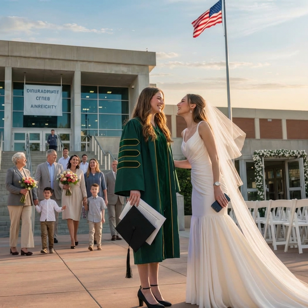 My Sister Scheduled Her Wedding On My Graduation Day. She Got The Attention She Wanted… Until She Saw Me Walking Across That Stage Anyway.