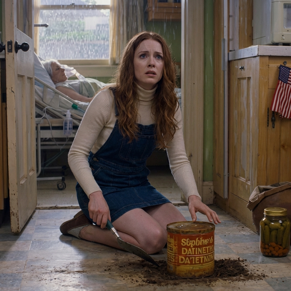 My husband brought his mother, who had cancer, home for me to take care of, and then went on a business trip for a year. Before she passed away, she told me: “Dig in the kitchen corner, under the pickle jar!!!” I was shocked when I found… I’m Sophia, and in a quiet suburb outside Chicago, I truly believed I was being asked to do something hard but honorable.