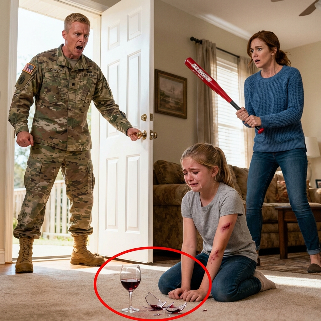 When a soldier returned home, he witnessed his daughter being brutally beaten by his wife. The child sobbed, “I accidentally broke my stepmother’s wine glass.” The man yelled in fury, leaving everyone around speechless