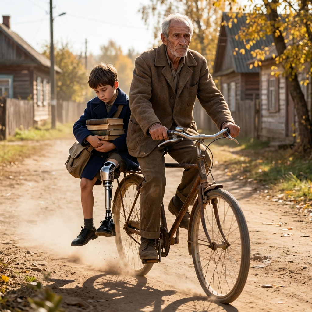 The teacher who never married adopted his abandoned student with an amputated leg. Twenty years later, the boy touched the hearts of millions…