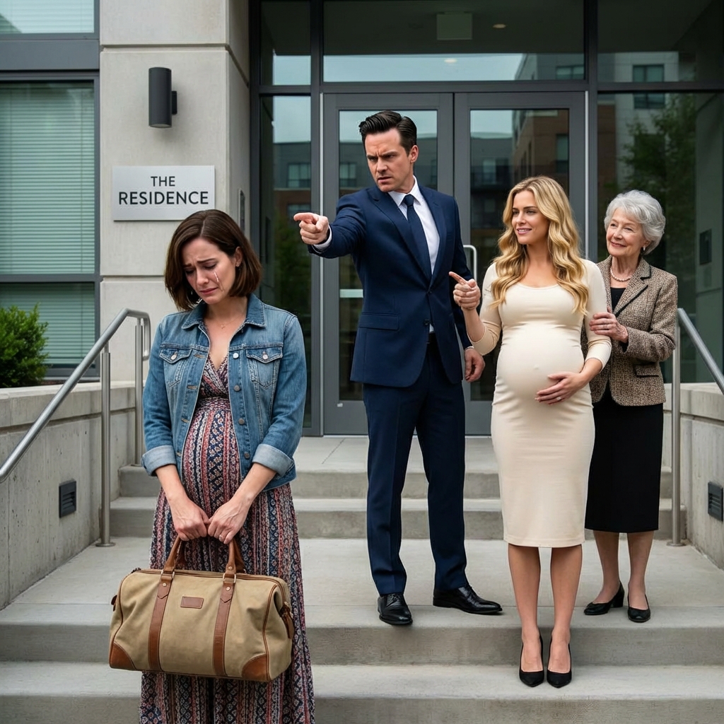 My husband’s mistress and I were both pregnant by him. My mother-in-law said, “Whoever has a son will stay.” I left without hesitation—seven months later, his entire family witnessed a truth that shattered their world.