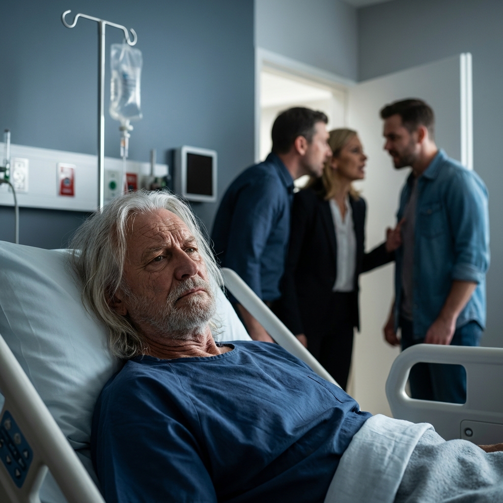 I woke up from the coma just in time to hear my son whisper, “When he d.i.es, we’ll send the old woman to a nursing home.”