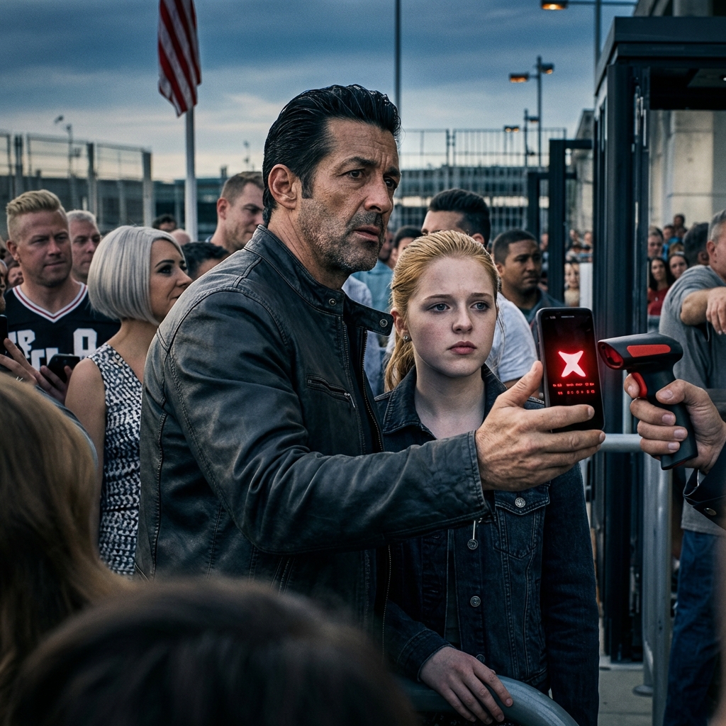 At the stadium gate, my daughter’s 16th-birthday smile collapsed when her $2,400 Ticketmaster barcode flashed “invalid.” Minutes later my brother admitted he’d used my old Ticketmaster details and flipped the tickets for rent, while my mom shrugged, “He’s under pressure—you can handle it.” I called Ticketmaster from the line, reported what happened, and made one quiet decision that changed my whole family.